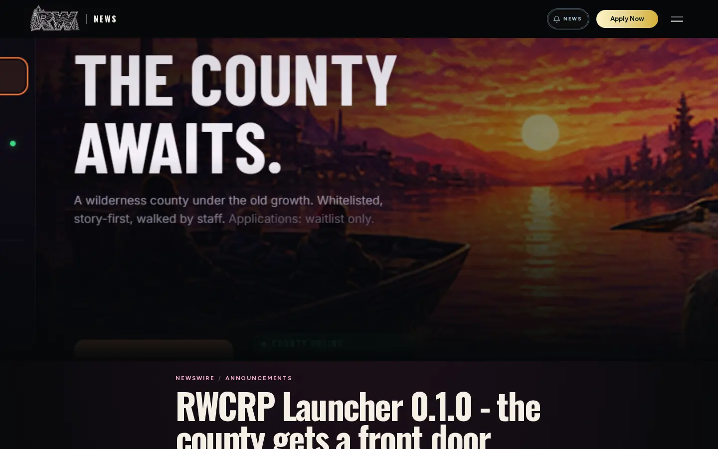 Newswire-Beitrag zum RWCRP-Launcher