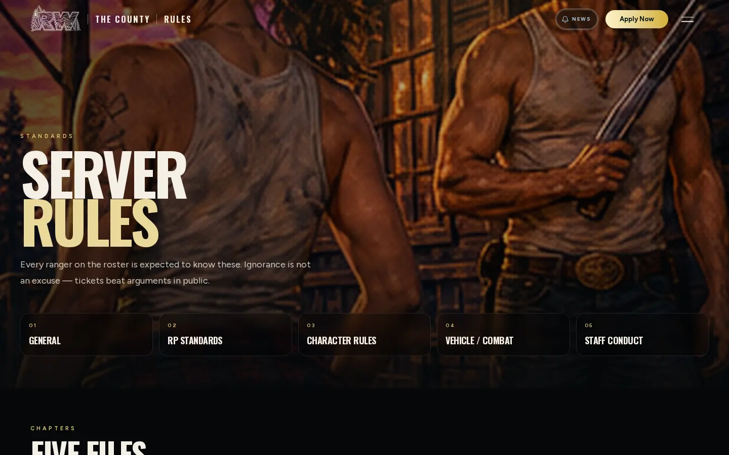 Regelseite von redwoodcountyrp.com