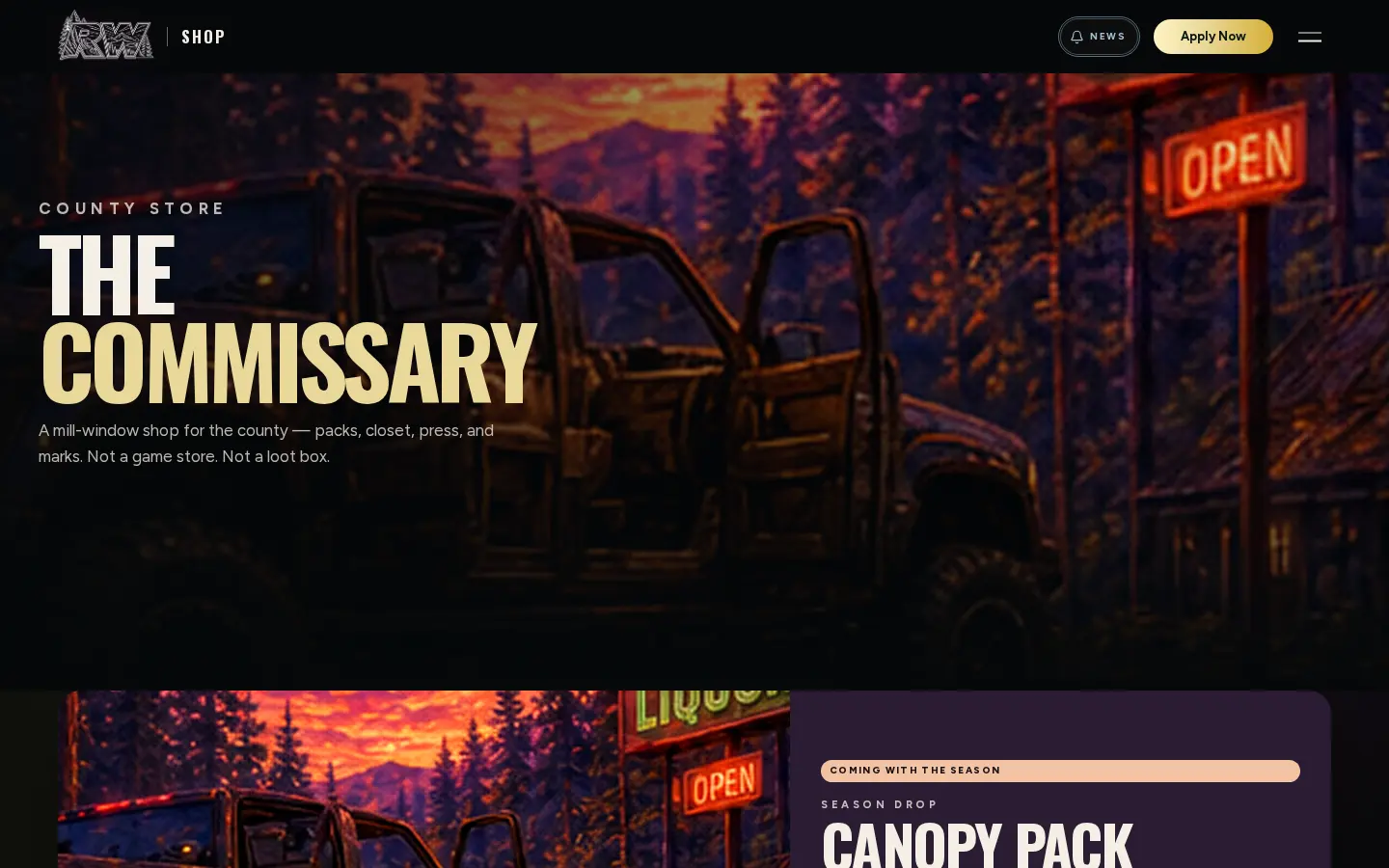 Shop-Vorschau „The Commissary“
